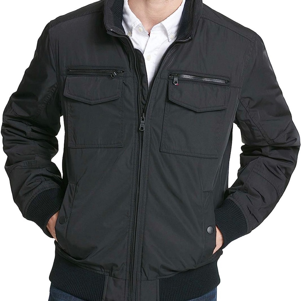 Tommy Hilfiger Men’s Water Resistant Performance Bomber